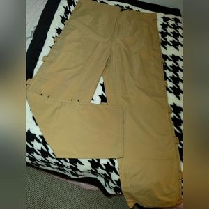 PrettyLittleThing Shape Woven Buckle Side Straight Leg Pant - Stone, Sz: 14